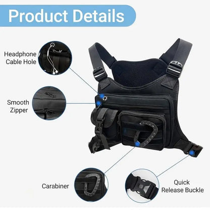 Borsa Tattica Unisex | Borsa a Tracolla Sportiva con Scomparti Multipli | Accesso Facile per Attività Outdoor 3