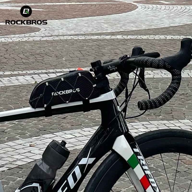 Borsa da Bici Impermeabile | Borsa Sottosella con Grande Capacità e Design Riflettente per Sicurezza Notturna 2