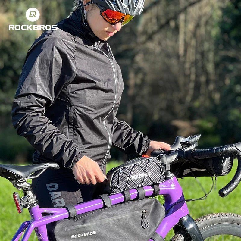 Borsa da Bici Impermeabile | Borsa Sottosella con Grande Capacità e Design Riflettente per Sicurezza Notturna 5