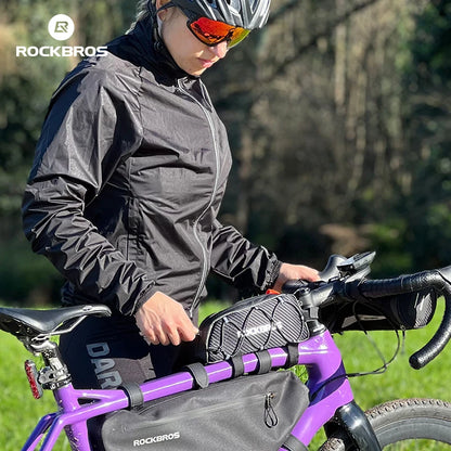 Borsa da Bici Impermeabile | Borsa Sottosella con Grande Capacità e Design Riflettente per Sicurezza Notturna 5