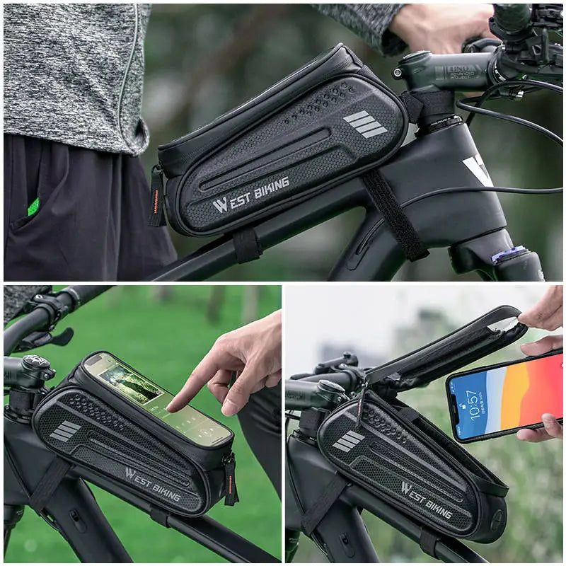 Borsa da Bicicletta Impermeabile | Borsa per Bici con Touch Screen | Sicurezza e Praticità per Ciclismo 4