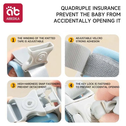 Bracciale di Sicurezza per Bambini con Corda di Trazione da 1.5m e Keylock | Protezione e Libertà per i Tuoi Piccoli 5