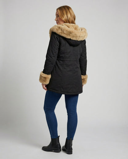 Piera | Long Women's Winter Jacket with Soft Lining and Hood - Cozy Warmth