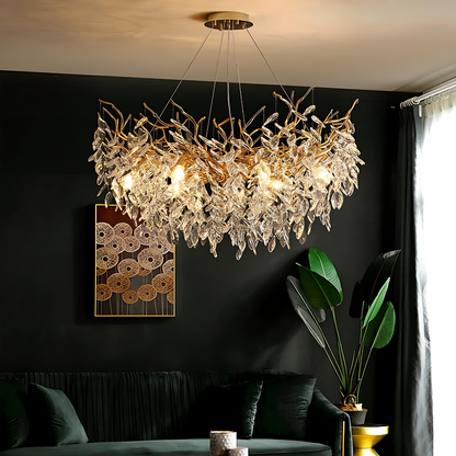 Modern Adjustable Crystal Chandelier