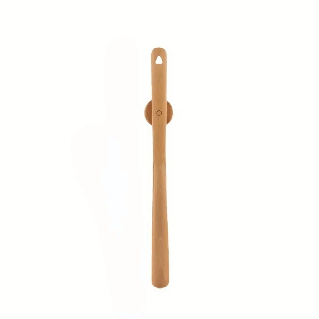 Calzascarpe Lungo in Legno di Faggio con Supporto Magnetico - Accessorio Ergonomico per Indossare Scarpe Senza Sforzo 2