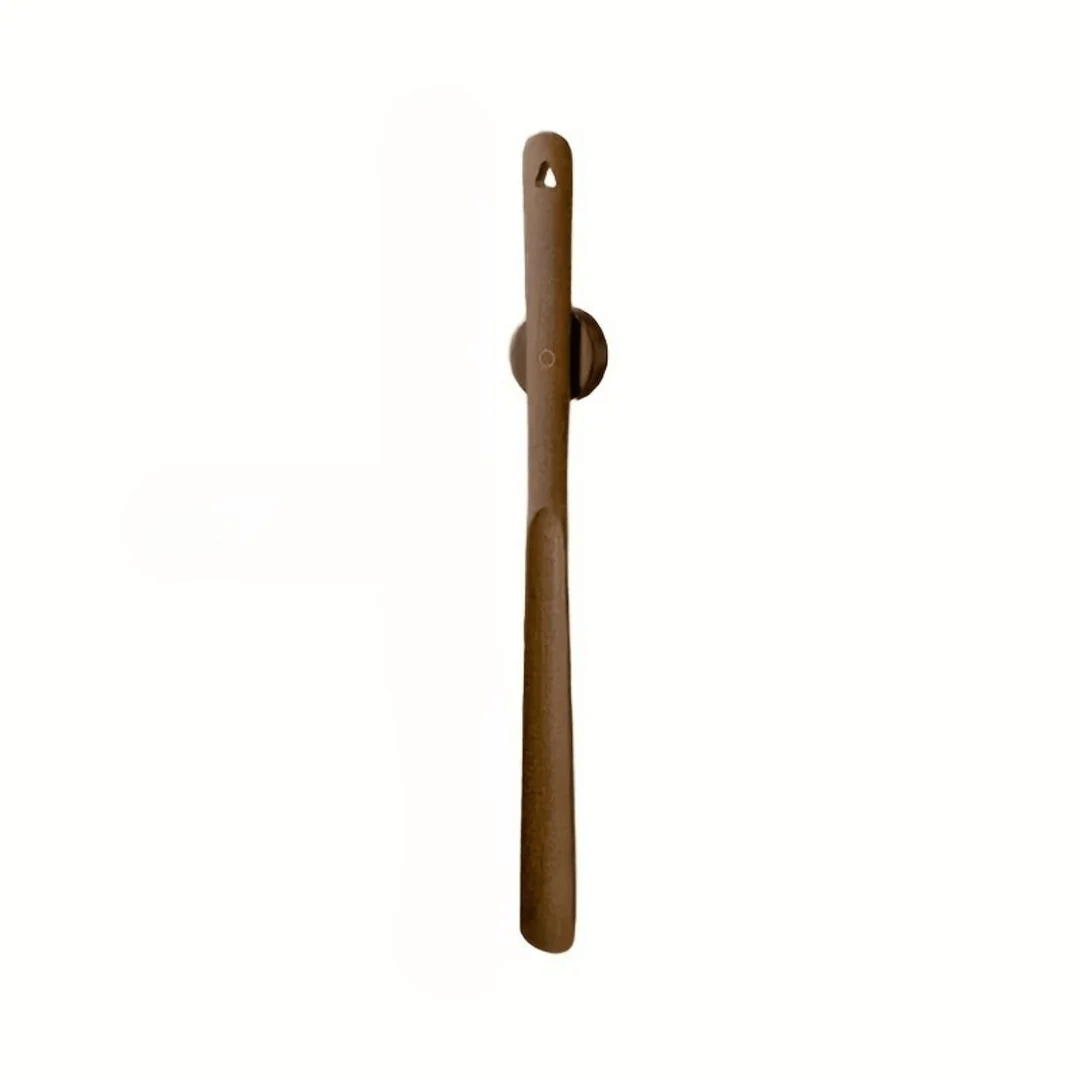 Calzascarpe Lungo in Legno di Faggio con Supporto Magnetico - Accessorio Ergonomico per Indossare Scarpe Senza Sforzo 3