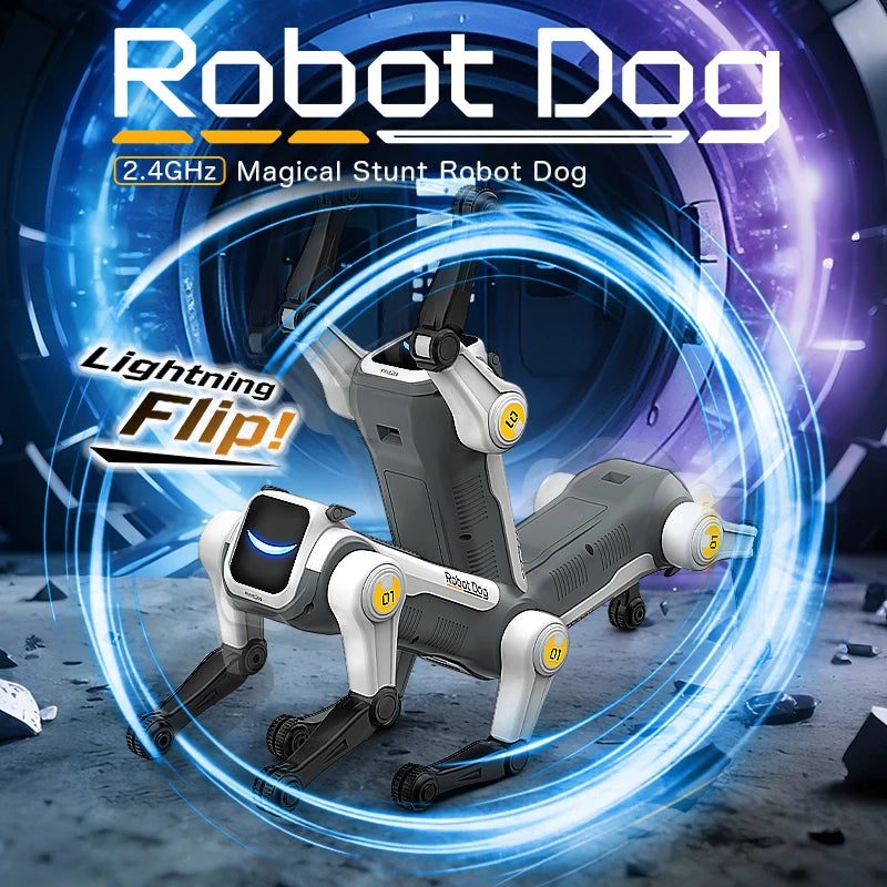 Cane Robotico Programmabile con Comando Vocale e Acrobazie | Giocattolo Interattivo per Divertimento e Apprendimento 2