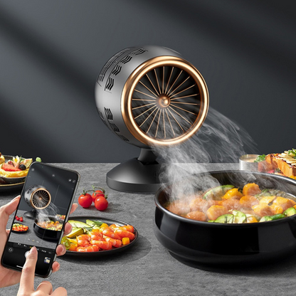 Portable Kitchen Hood | Adjustable Height Kitchen Exhaust Hood | Ideal for Indoor Cooking Without Smoke