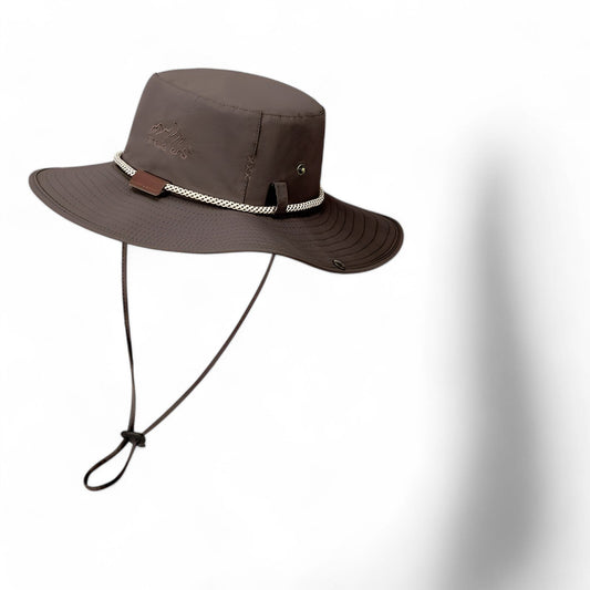 Cappello a Secchiello Impermeabile Unisex con Protezione UV e Visiera Larga per Comfort all'Aperto