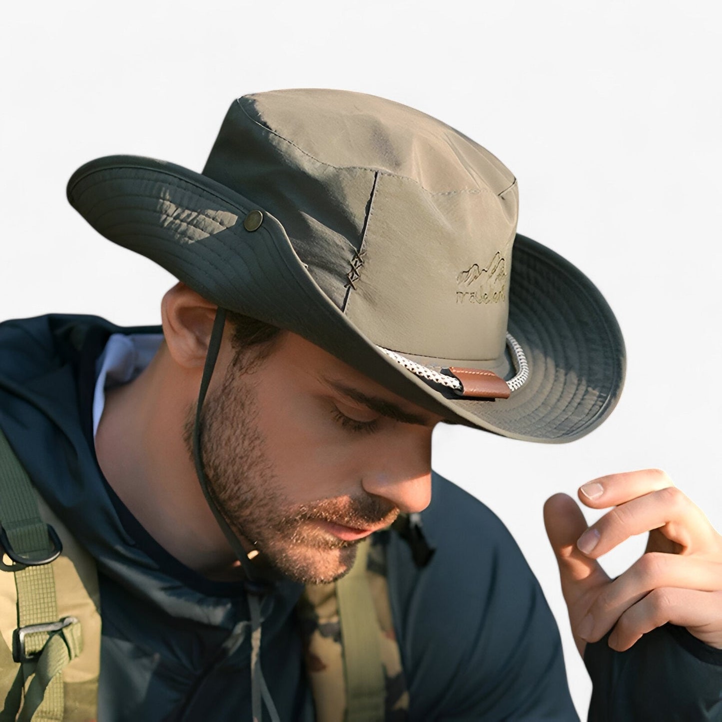 Unisex Waterproof Bucket Hat with UV Protection and Wide Brim for Outdoor Comfort
