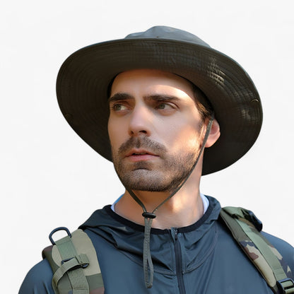 Unisex Waterproof Bucket Hat with UV Protection and Wide Brim for Outdoor Comfort