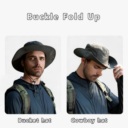 Unisex Waterproof Bucket Hat with UV Protection and Wide Brim for Outdoor Comfort