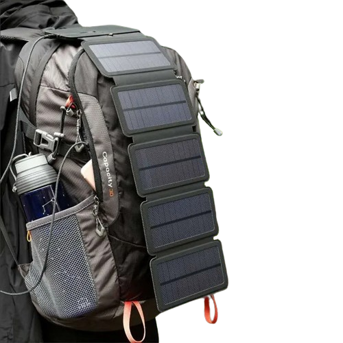 Foldable Solar Charger | Portable Panel with Compact Design | Efficient Charging for Outdoor Adventures