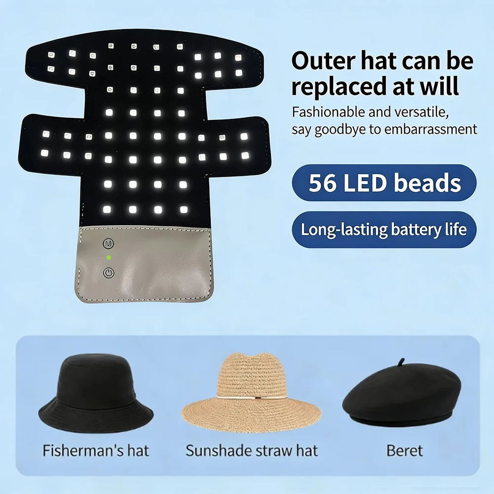 Casco Parrucchiere | Casco LED per Capelli con 56 Perline e Modalità Multiple | Trattamento Anti Perdita di Capelli Efficace 2
