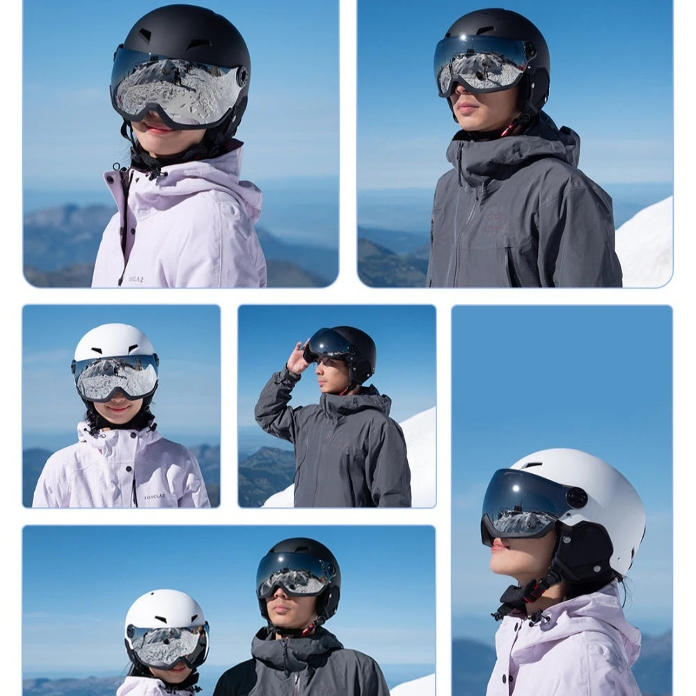 Casco Sci Universale Ergonomico per Adulti con Ventilazione Ottimale | Comfort e Sicurezza per Attività Invernali 2