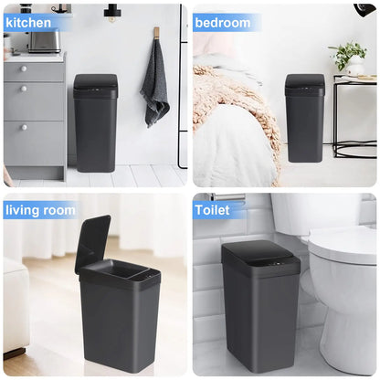 Cestino Automatico | 12 Litri con Sensore di Movimento e Design Compatto | Ideale per Spazi Ristretti 5