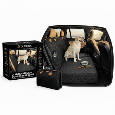 Seggiolino Auto per Cani con Fondo Rigido | Impermeabile e Sicuro per Viaggi Confortevoli