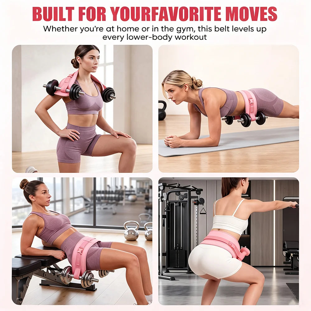Cintura Fitness Regolabile | Supporto Ergonomico Antiscivolo per Allenamenti Efficaci con Isolamento di Precisione 4
