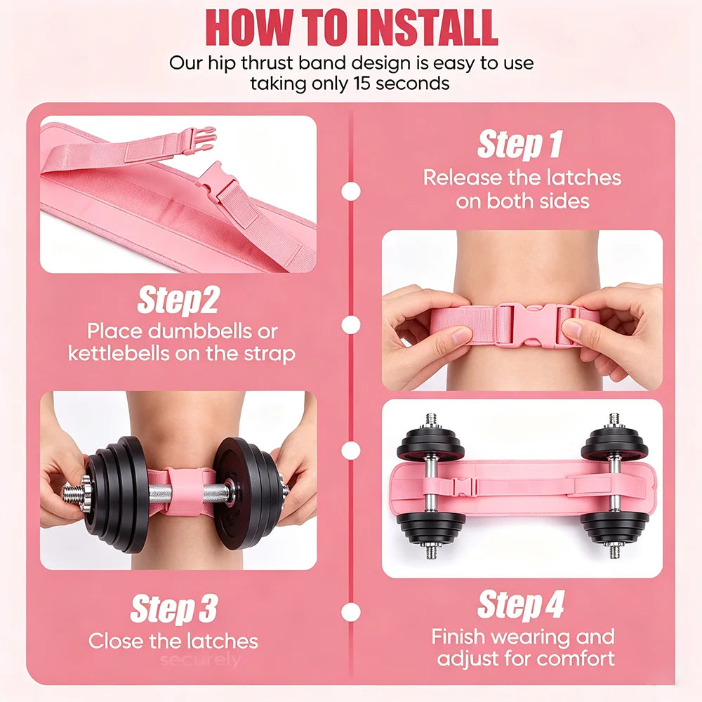 Cintura Fitness Regolabile | Supporto Ergonomico Antiscivolo per Allenamenti Efficaci con Isolamento di Precisione 5