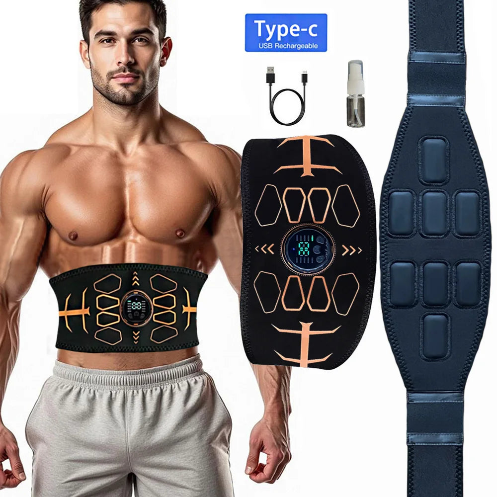Cintura Tonificante EMS | Stimolatore Muscolare Ricaricabile con 10 Modalità | Allenamento Efficace per Tonificare e Rafforzare i Muscoli 0