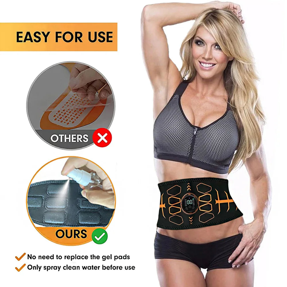 Cintura Tonificante EMS | Stimolatore Muscolare Ricaricabile con 10 Modalità | Allenamento Efficace per Tonificare e Rafforzare i Muscoli 3