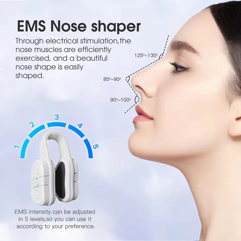 Clip per Naso | Modellatore Elettrico con Vibrazione e EMS | Design Ergonomico per un Contorno Scolpito 4