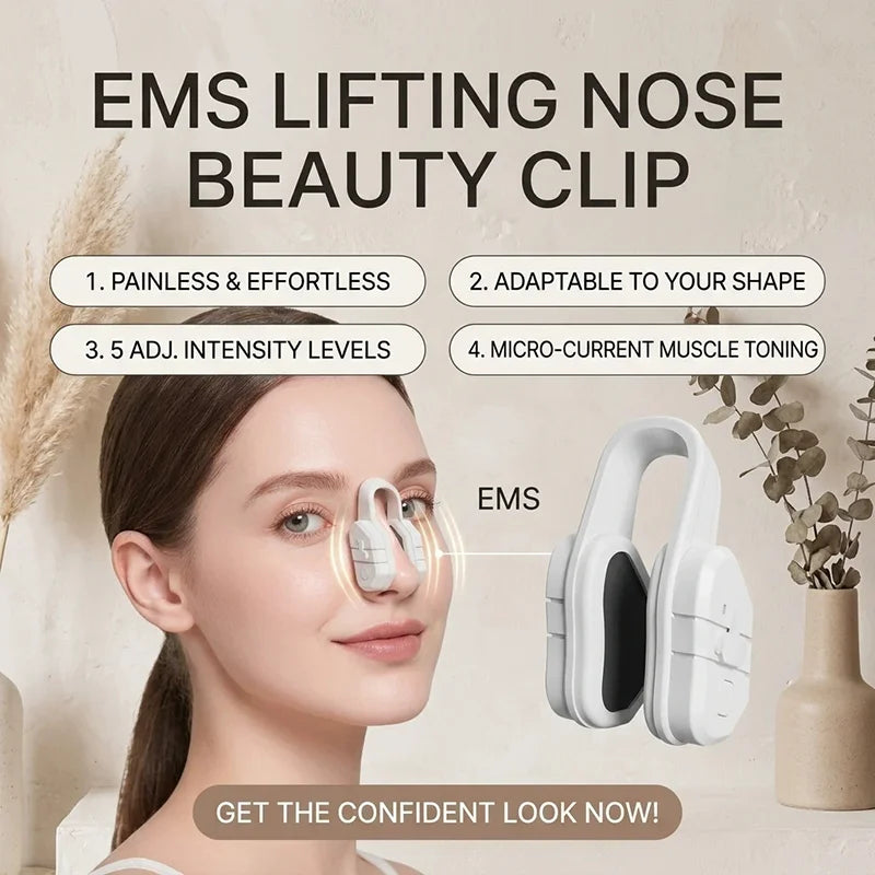 Clip per Naso | Modellatore Elettrico con Vibrazione e EMS | Design Ergonomico per un Contorno Scolpito 5