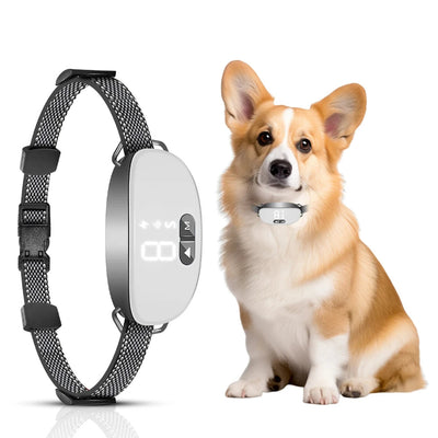 Collier anti-aboiement intelligent pour chiens avec sensibilité réglable | Correction efficace du comportement pour une maison paisible