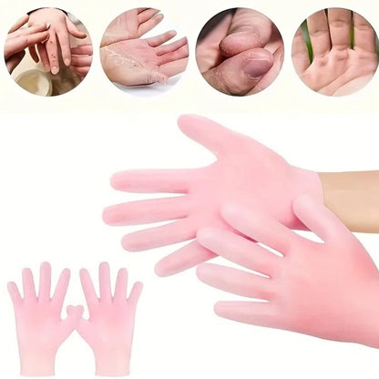 Comfort Spa | Set Idratante per Mani e Piedi in Silicone con Design Ergonomico | Riutilizzabile per Trattamento Spa a Casa 3
