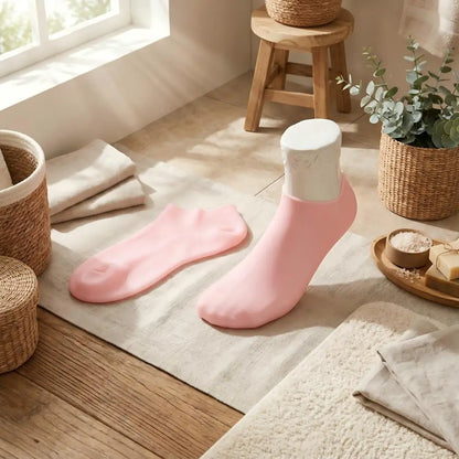 Comfort Spa | Set Idratante per Mani e Piedi in Silicone con Design Ergonomico | Riutilizzabile per Trattamento Spa a Casa 5