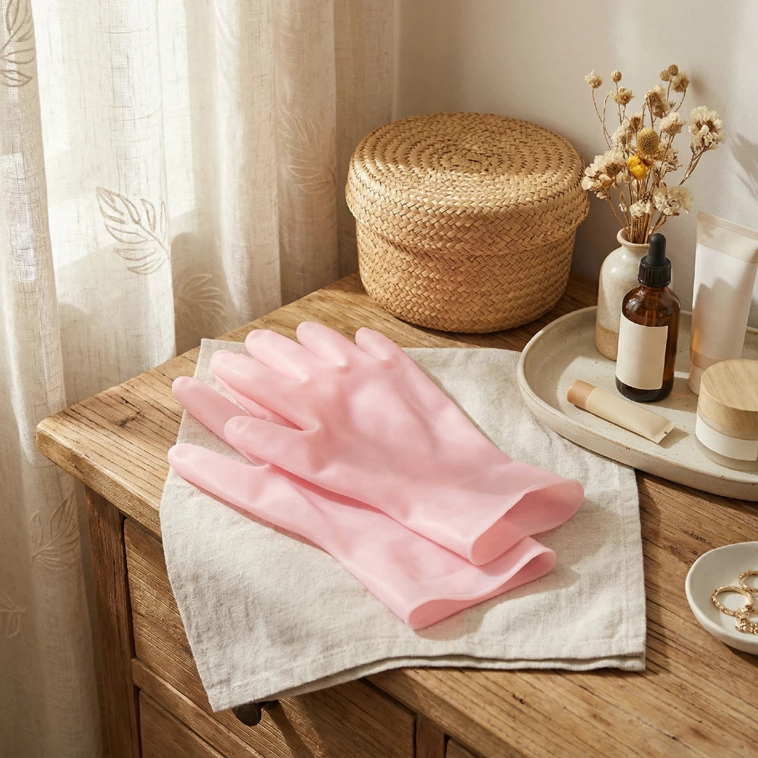 Comfort Spa | Set Idratante per Mani e Piedi in Silicone con Design Ergonomico | Riutilizzabile per Trattamento Spa a Casa 6