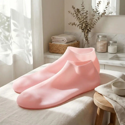 Comfort Spa | Set Idratante per Mani e Piedi in Silicone con Design Ergonomico | Riutilizzabile per Trattamento Spa a Casa 7