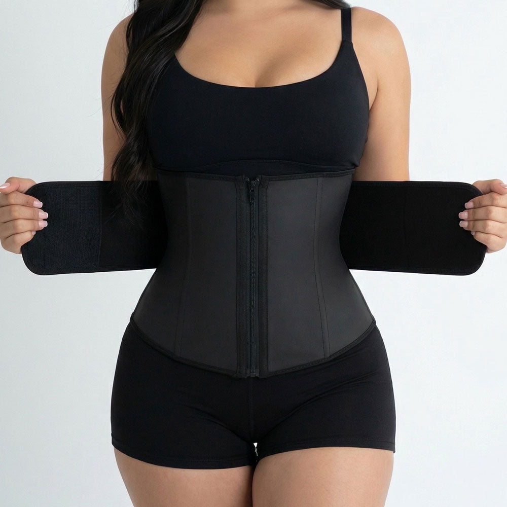 Compressione Doppia | Trainer per Vita con Cinghie Regolabili | Supporto per Allenamenti Sicuri 2