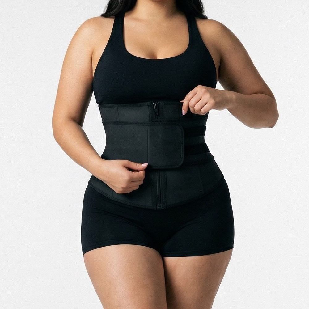 Compressione Doppia | Trainer per Vita con Cinghie Regolabili | Supporto per Allenamenti Sicuri 5