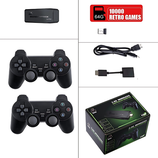 Console di Videogiochi Retrò | 10.000 Giochi con Controller Wireless Ð Divertimento Infinito per Famiglie 1