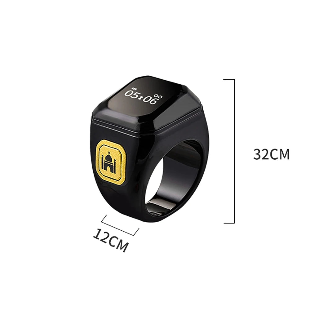 Contatore Smart | Anello Bluetooth con Display OLED e Vibrazione | Monitoraggio Preghiere in Tempo Reale 5
