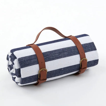 Waterproof Checkered Picnic Blanket with Convenient Shoulder Strap | Versatile Picnic Mat for Outdoor Comfort
