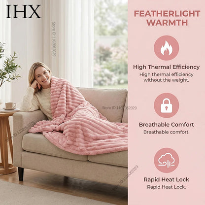 Coperta Multifunzionale in Poliestere con Design Elegante | Morbida e Calda per Comfort Quotidiano 1