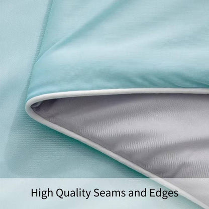 Cooling Blanket | Summer Blanket in Ice Silk with Cooling Technology | Reversible Design for a Cool and Comfortable Night