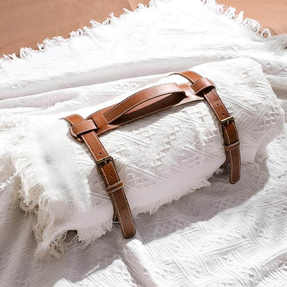 Elegant Picnic Blanket with Water-Resistant Backing | Comfort and Design for Outdoor Activities