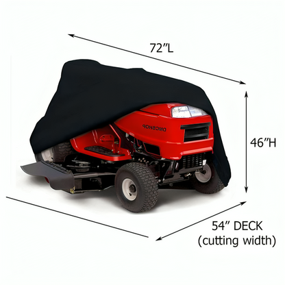 Universal Waterproof Lawn Mower Cover in 420D Fabric | Full Protection for All Weather Conditions