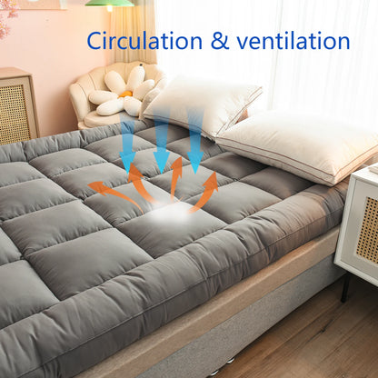 Coprimaterasso Matrimoniale Extra Spesso 1000 GSM con Tasca Elastica | Comfort Ottimale per un Sonno Ristoratore 1