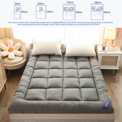 Coprimaterasso Matrimoniale Extra Spesso 1000 GSM con Tasca Elastica | Comfort Ottimale per un Sonno Ristoratore 2