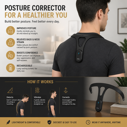 Correttore Posturale Ergonomico | Dispositivo di Supporto per la Schiena con Design Confortevole | Migliora la Postura Quotidiana 2