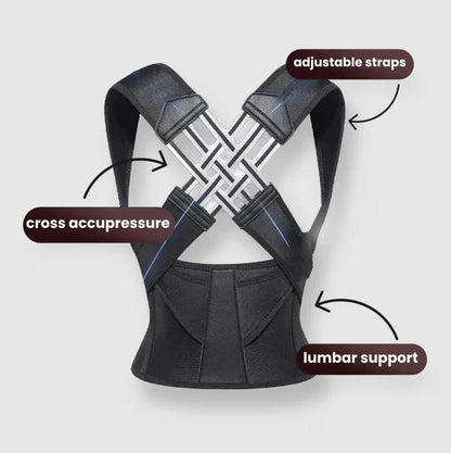 Posture Corrector | Adjustable Ergonomic Back Support | Optimal Comfort to Improve Posture