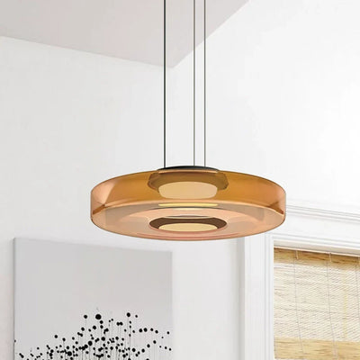 CristalloVerde | Elegante Lampada a Sospensione Moderna in Vetro Verde