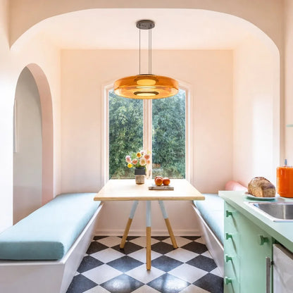 CristalloVerde | Elegante Lampada a Sospensione Moderna in Vetro Verde 4