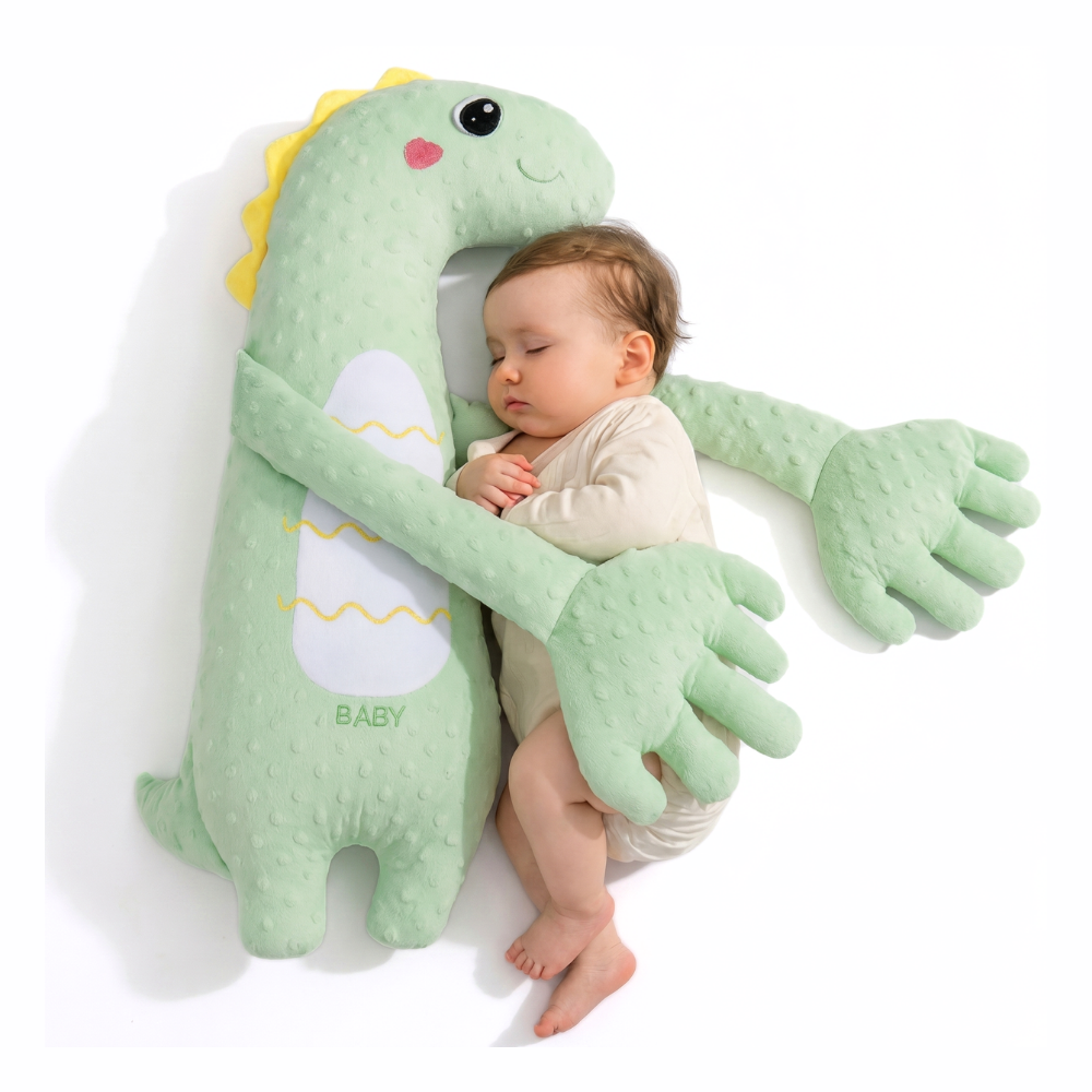 CuddleNest | Peluche Compagno di Sonno Morbido con Braccia Lunghe | Comfort Rilassante per Bambini 1