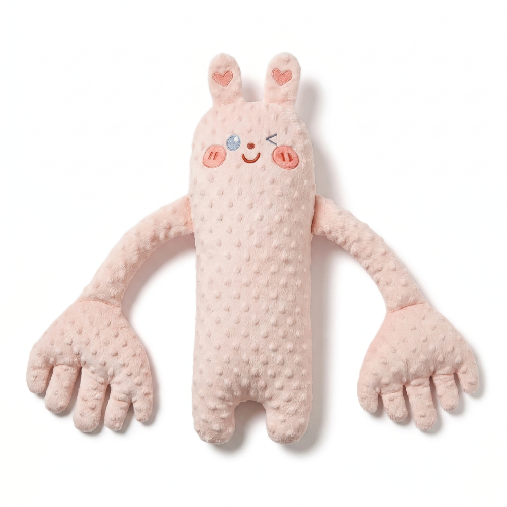CuddleNest | Peluche Compagno di Sonno Morbido con Braccia Lunghe | Comfort Rilassante per Bambini 11