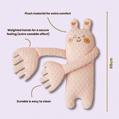CuddleNest | Peluche Compagno di Sonno Morbido con Braccia Lunghe | Comfort Rilassante per Bambini 4